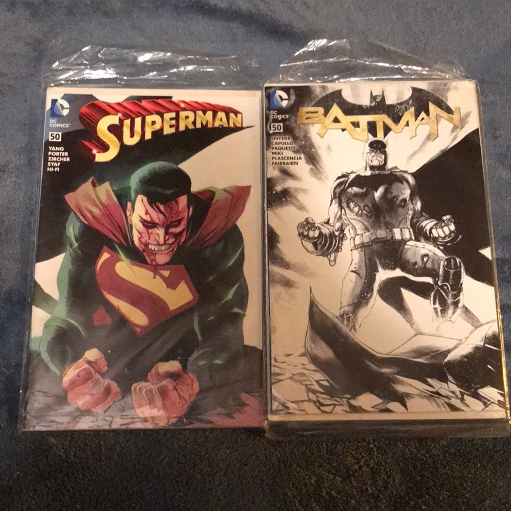 Two DC comics